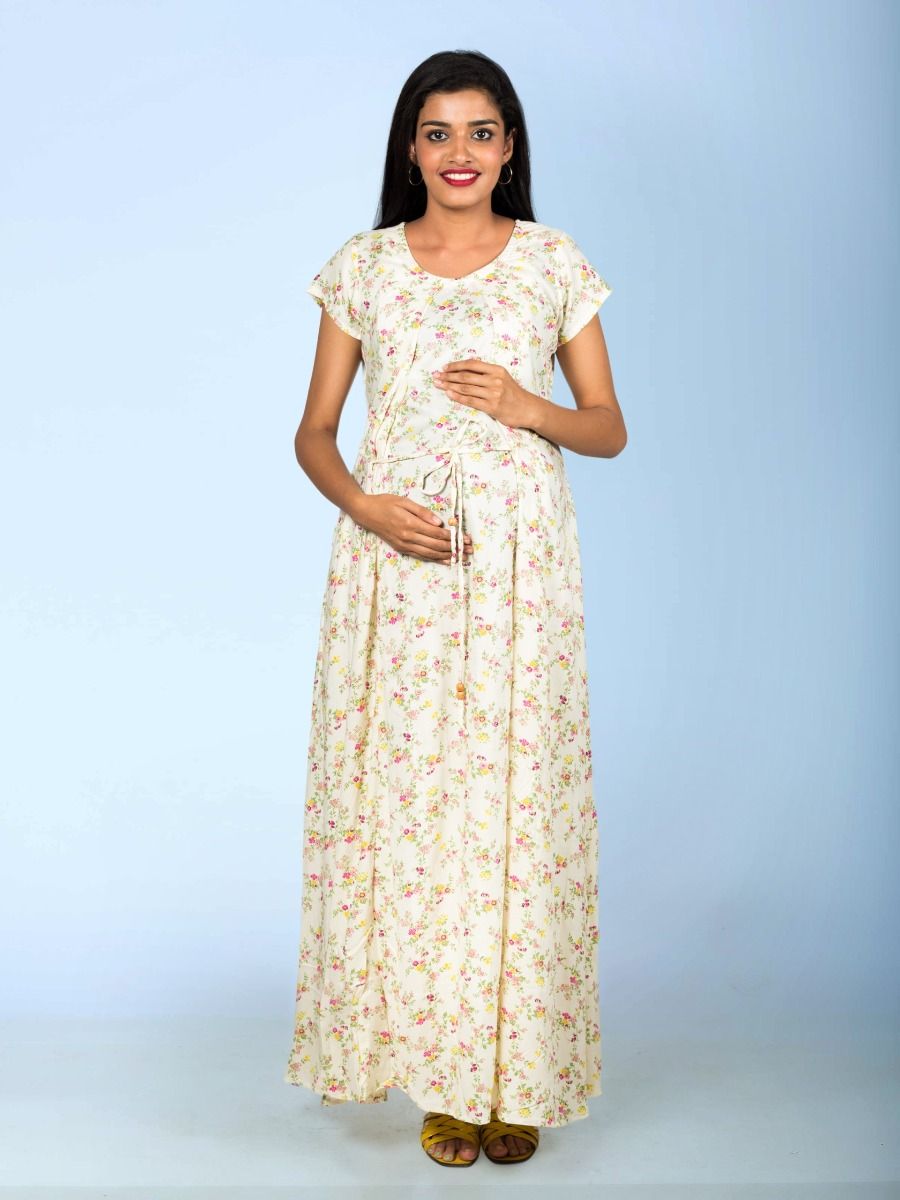 Maternity Nightie( Kayla cream)