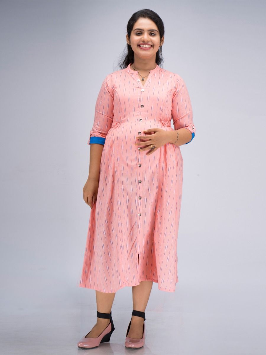Nursing Kurta Ethic Peach