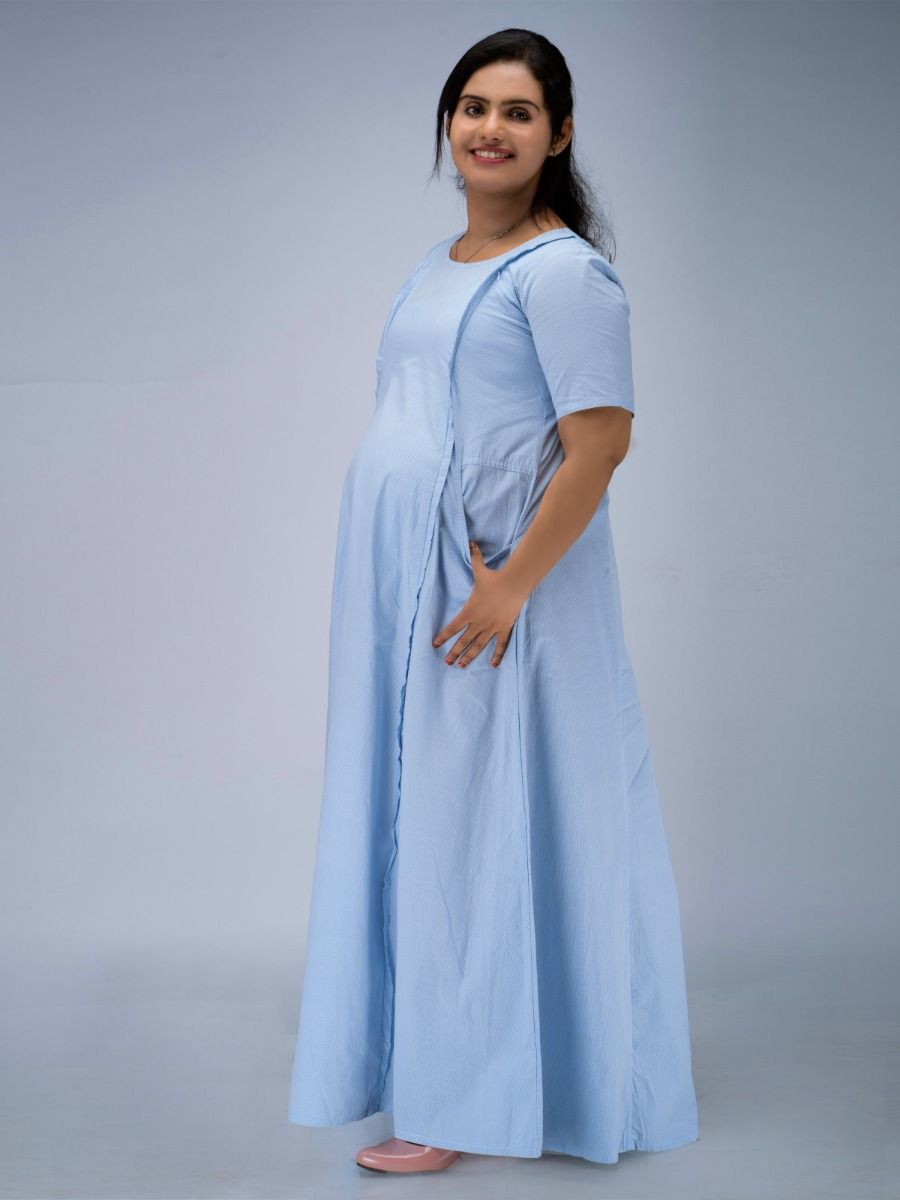Nursing Nightie Bina Blue