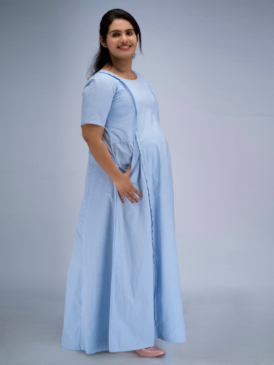 Nursing Nightie Bina Blue
