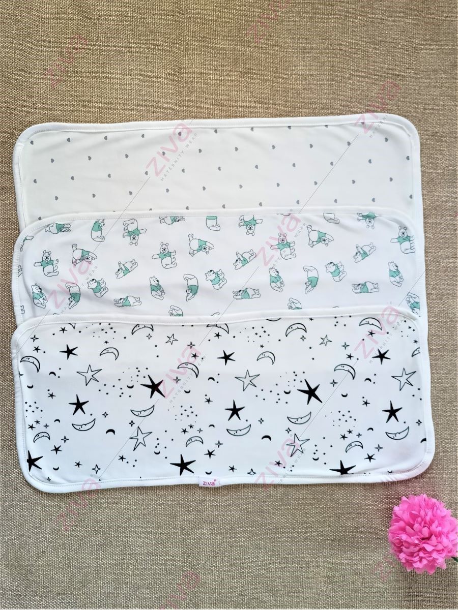 Baby Burp Cloth 3pcs set