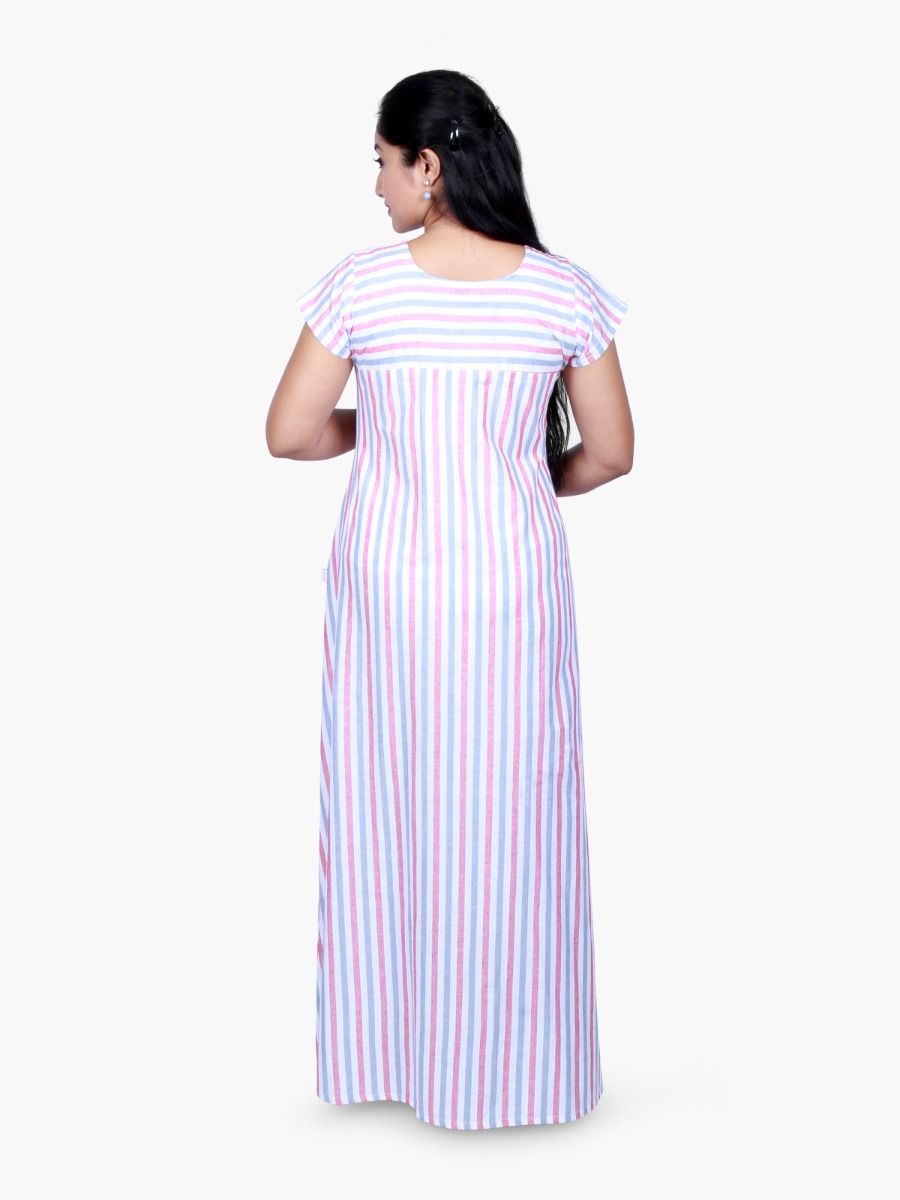 Nursing Nightie with FREE MASK (ELIRA RED)