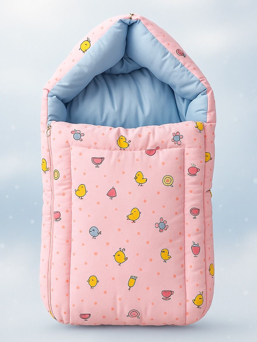 Double Shade Baby Bed Fruit Print