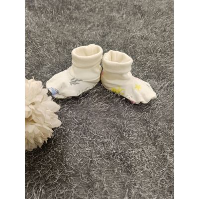 Baby Cap/ Mitten/ Bootie- Aqua life Print