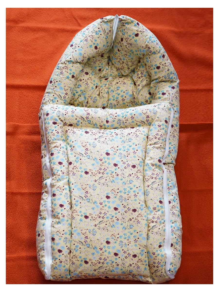 Newborn Baby Bed- Yellow