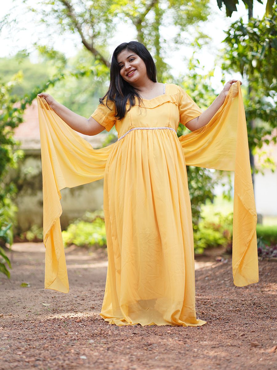Baby Shower Dress- Yellow