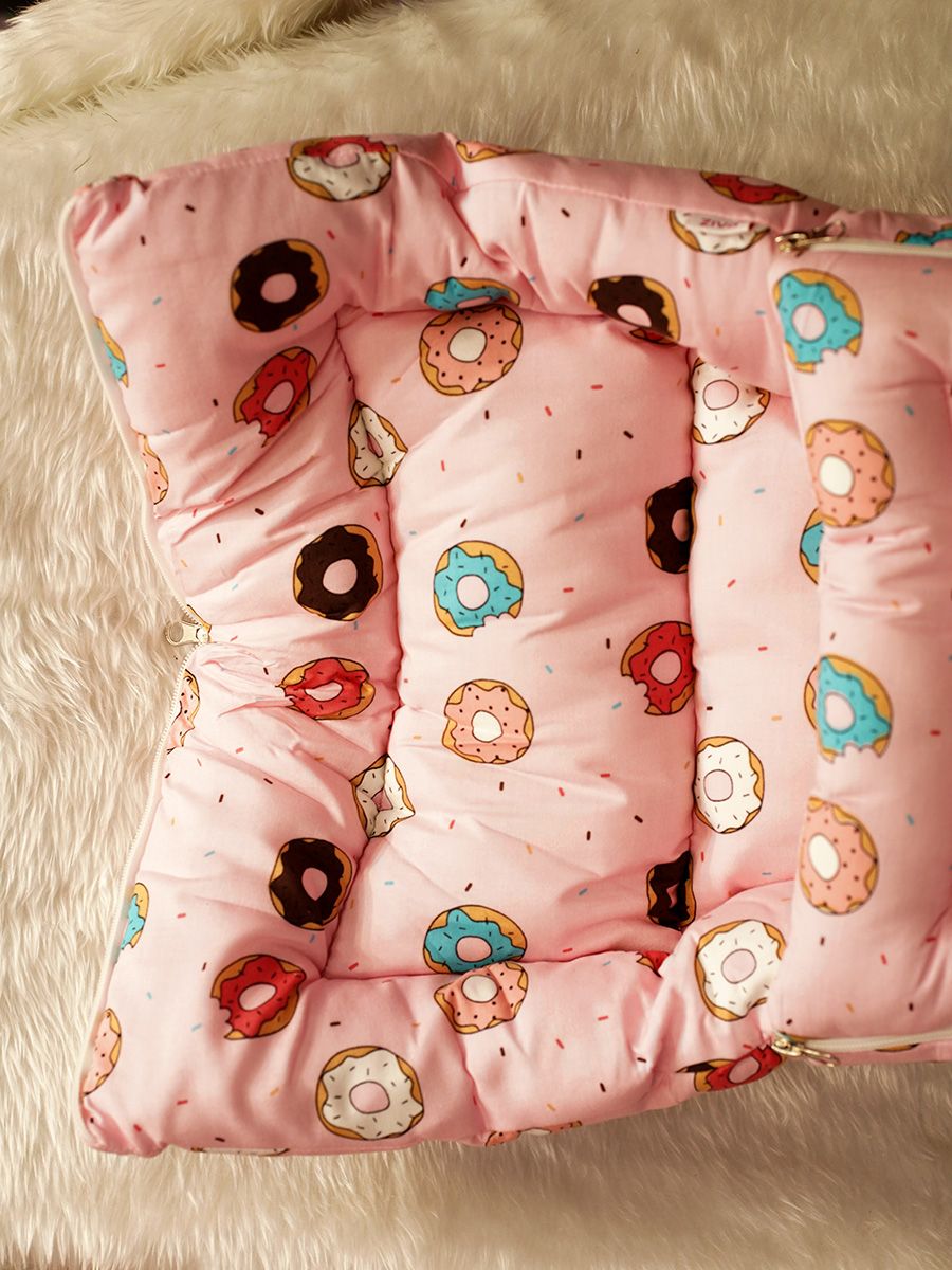 Ziva New Born Baby Bed Pink