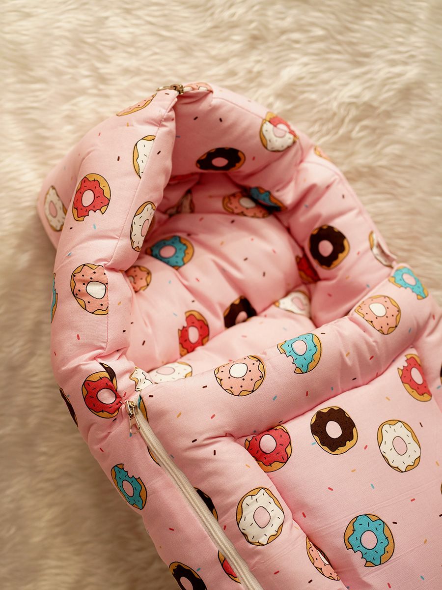 Ziva New Born Baby Bed Pink