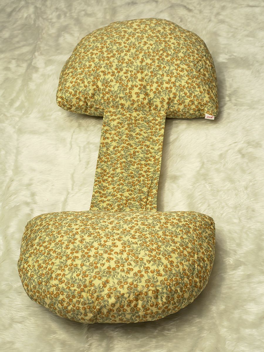 Ziva Organic Belly Pillow- cream