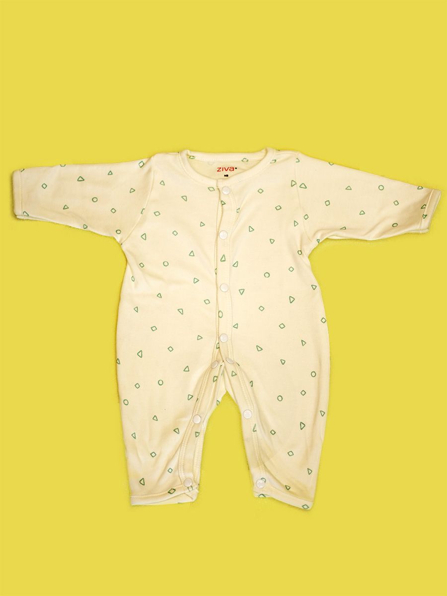 Baby Boy Jumpsuit- Shapes