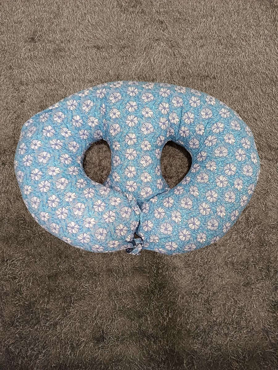 Ziva Twin Feeding Pillow- Blue