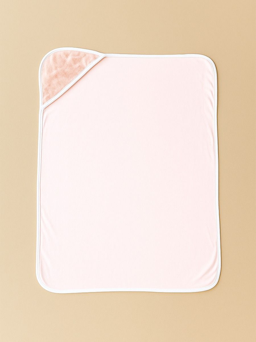 Baby Hood Towel Light Pink