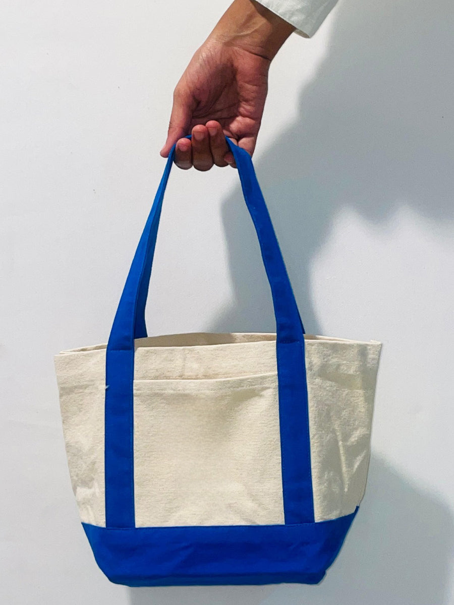 Canvas Tote Bag – Blue