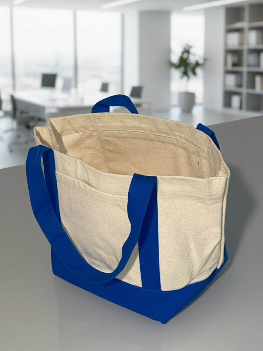 Canvas Tote Bag – Blue