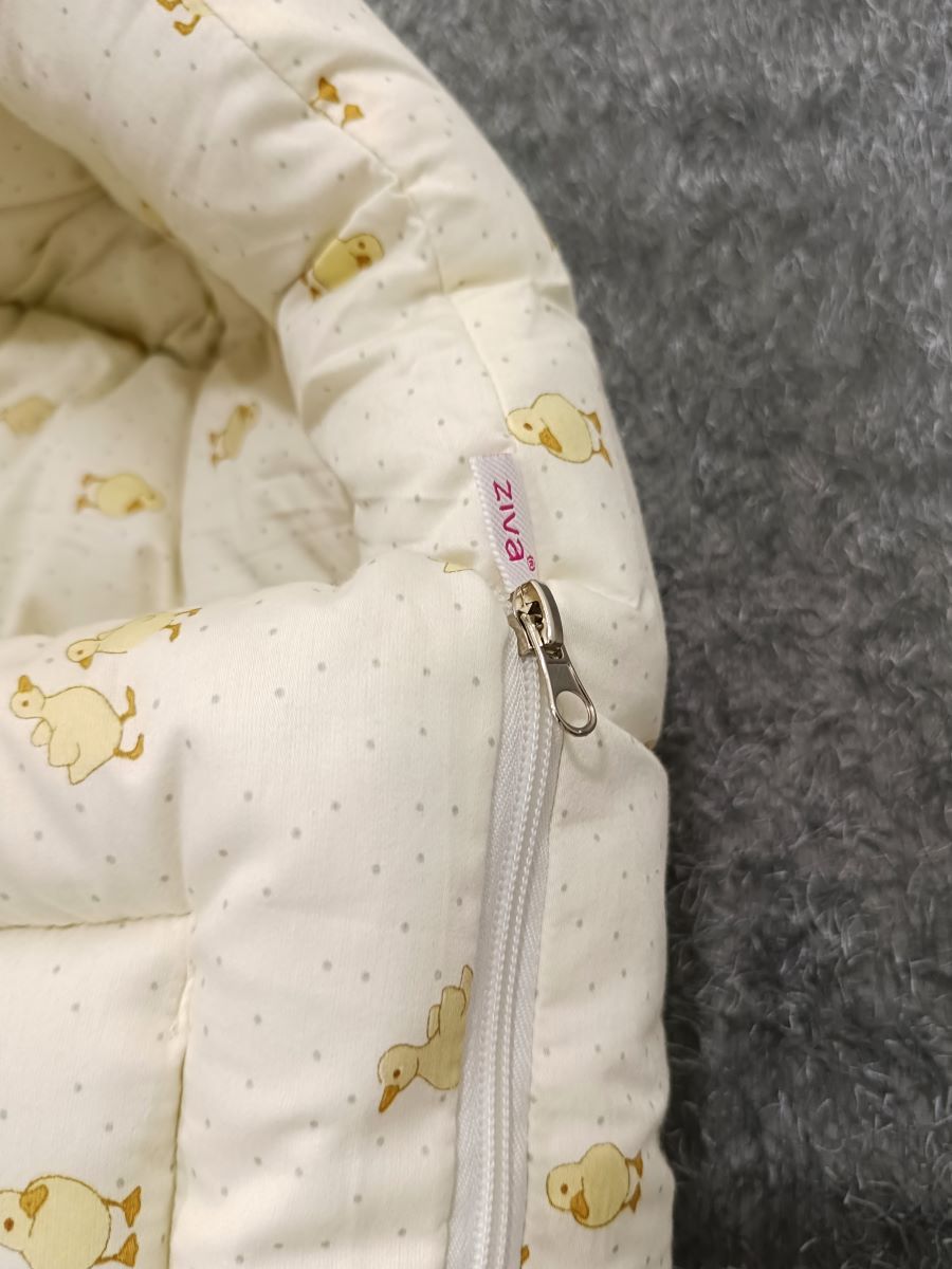 Premature Organic Baby Bed- Duck Offwhite