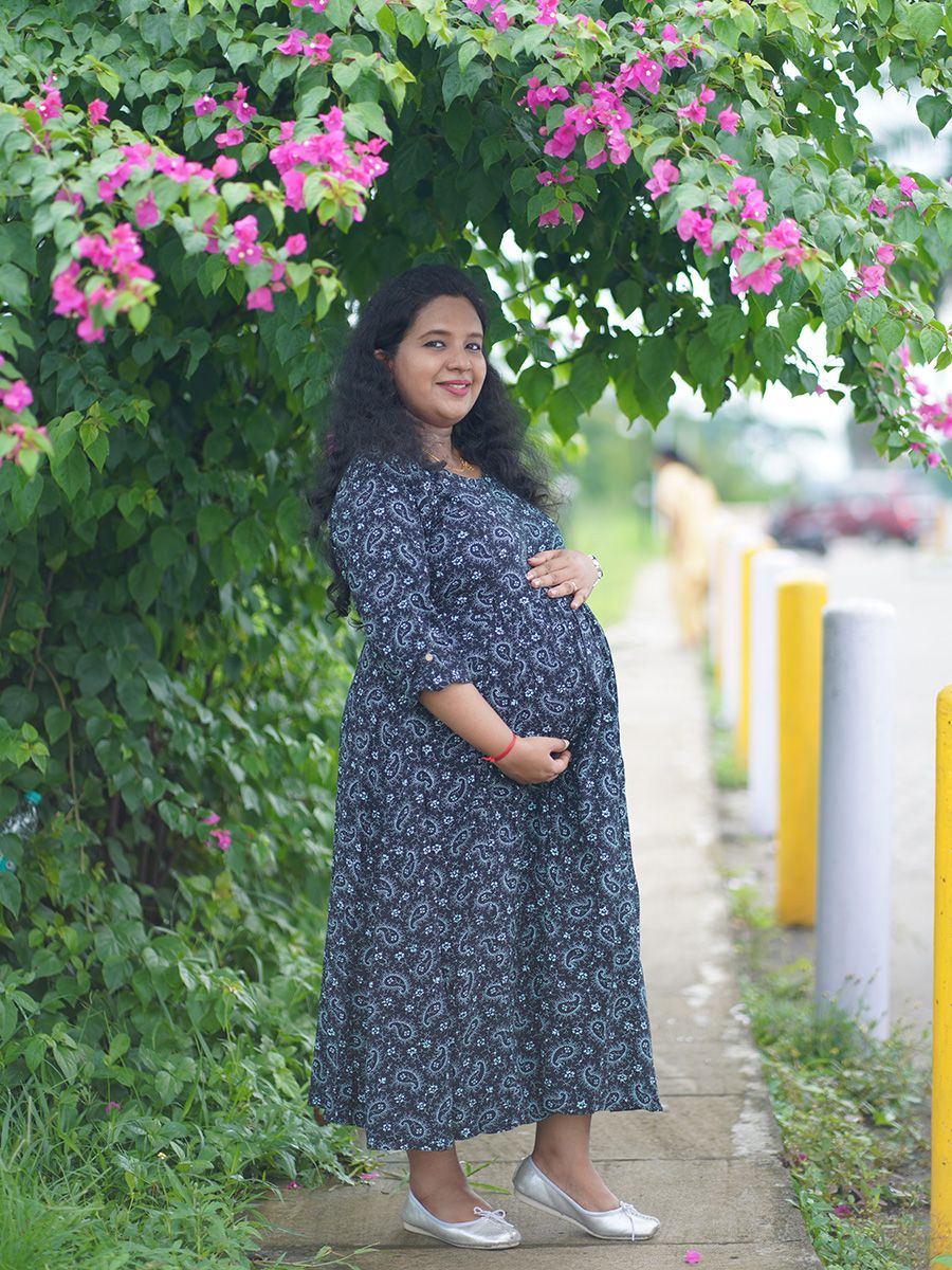 Maternity Long Tops- Hailey (Black)