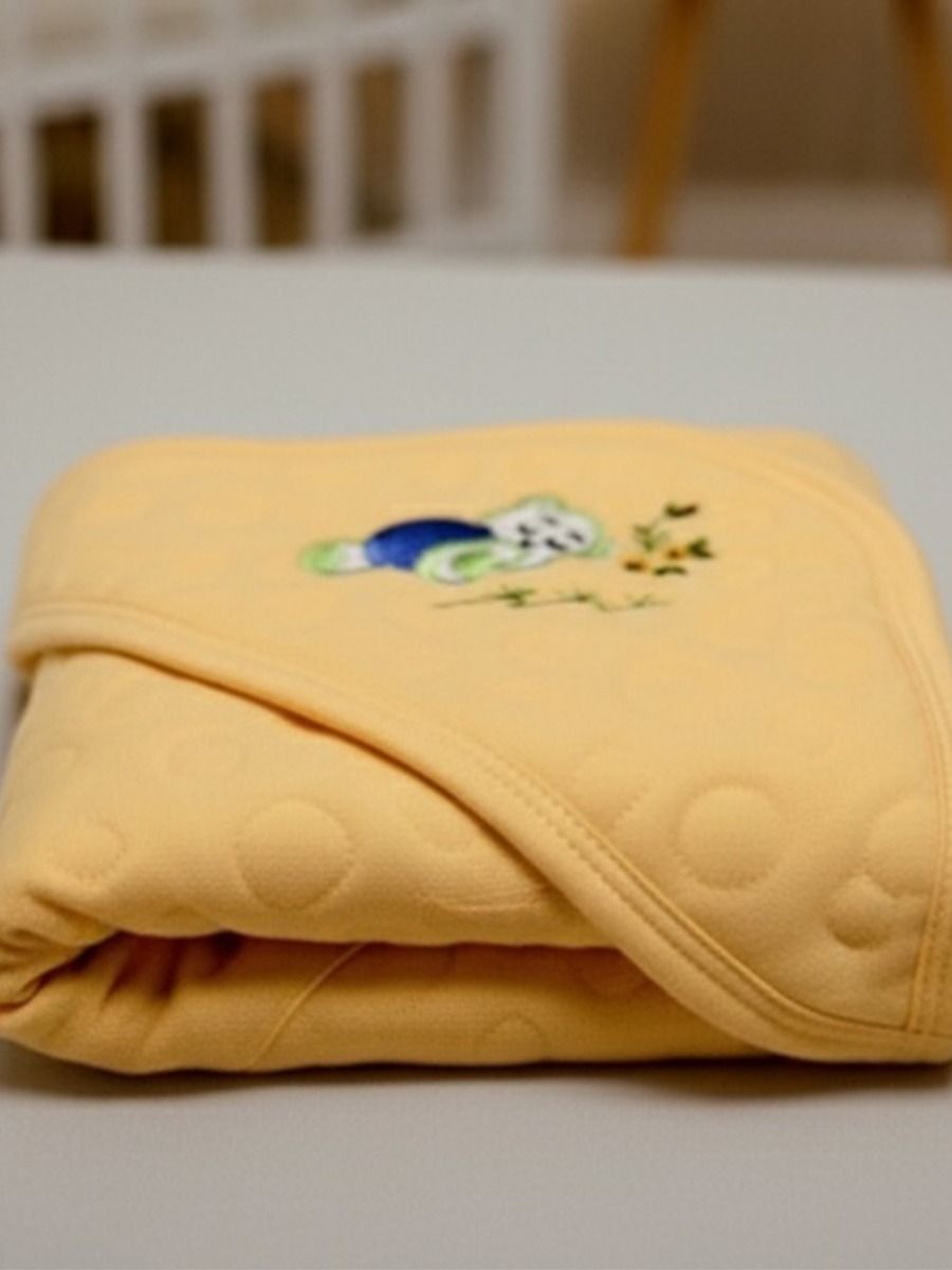 Baby Hood Towel Yellow