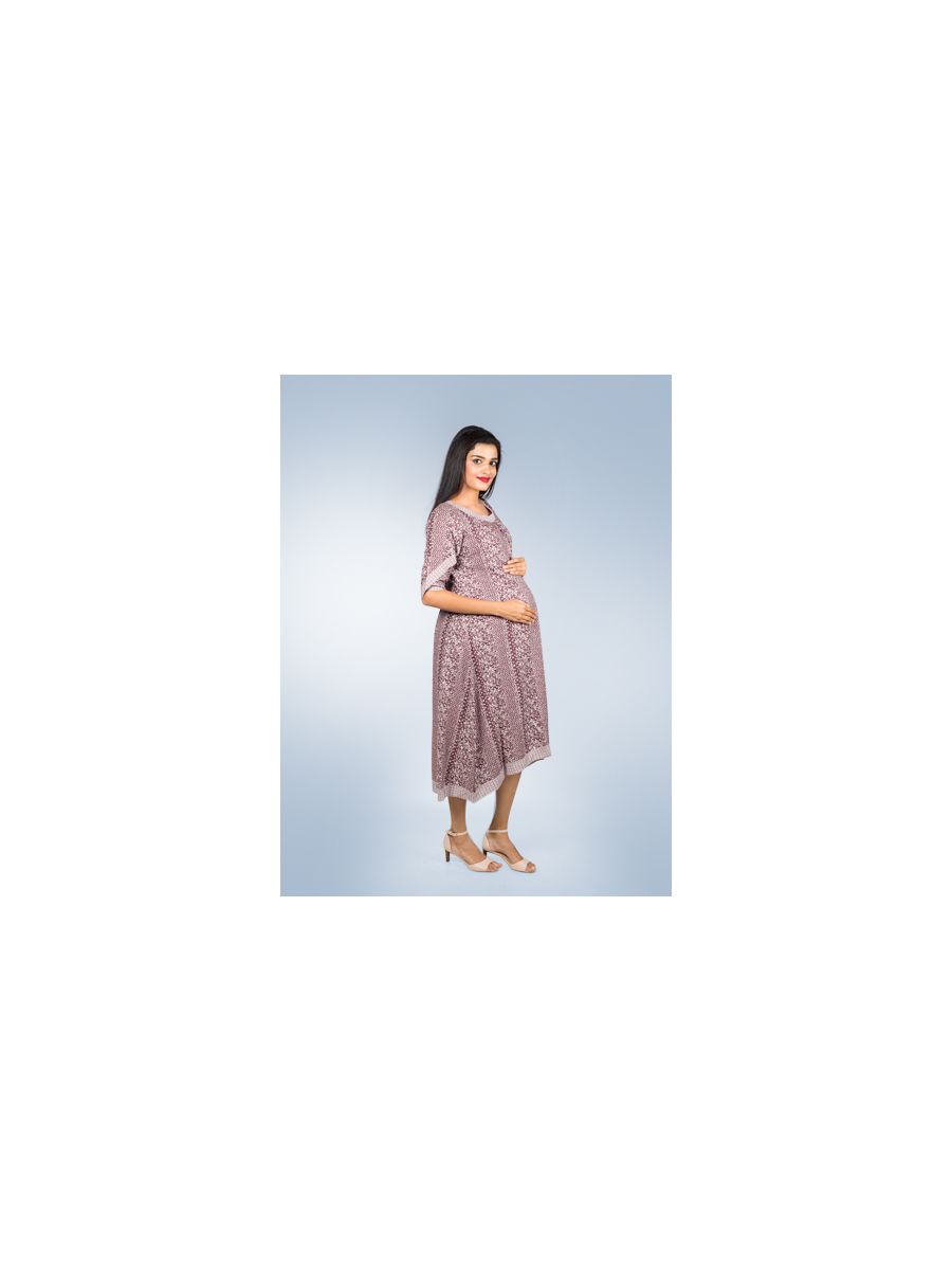 Maternity Midi Dress (Kamya)