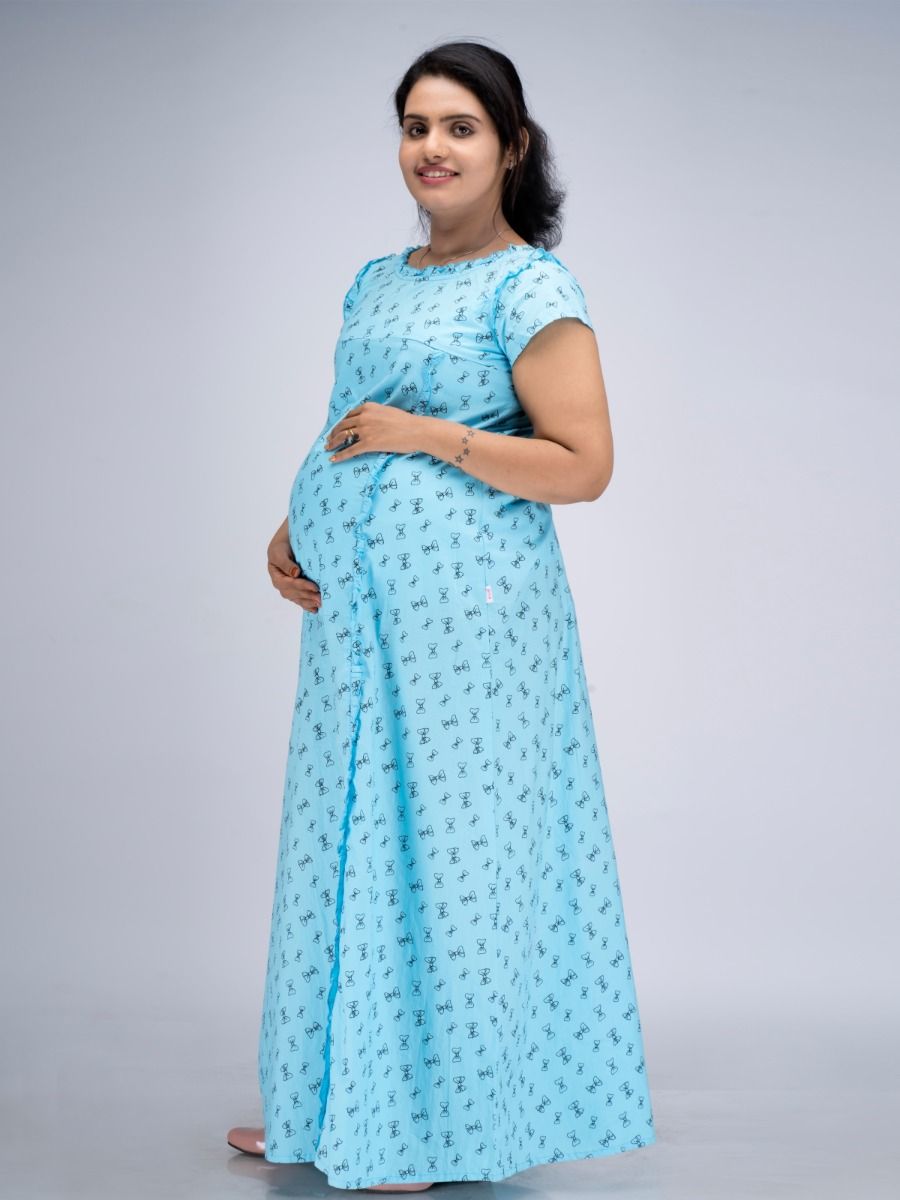 Maternity Nightie Hiya Blue