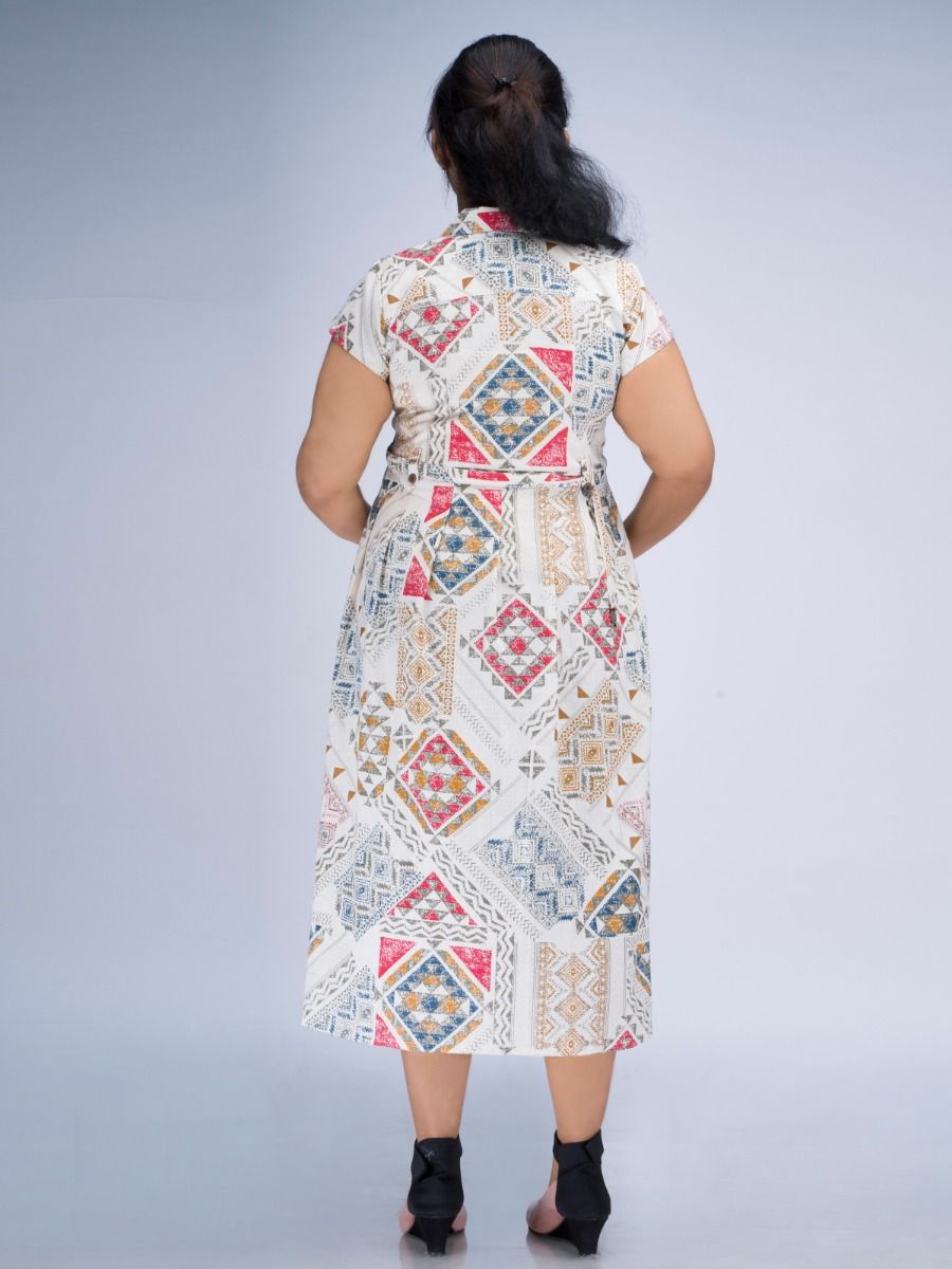 Maternity Midi Dress Triya Red