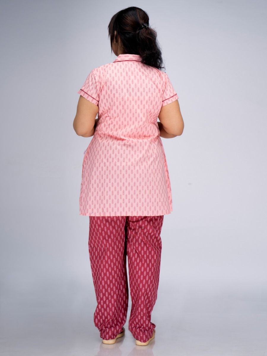 Nursing Pyjama Suits Zuri Pink