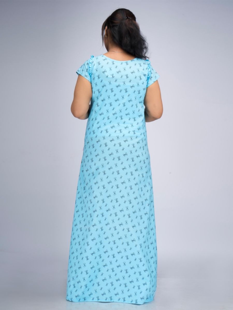 Maternity Nightie Hiya Blue