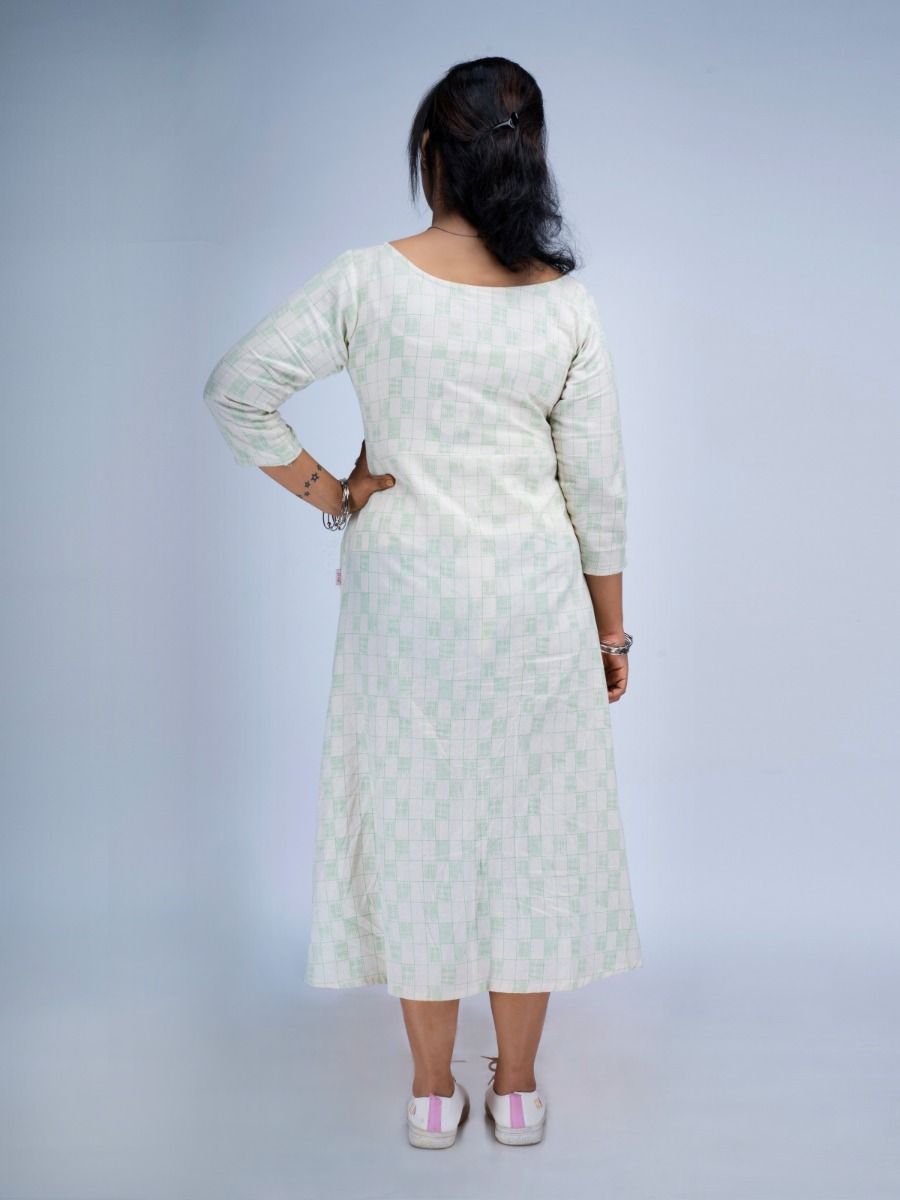 Maternity Midi Dress Geet Green