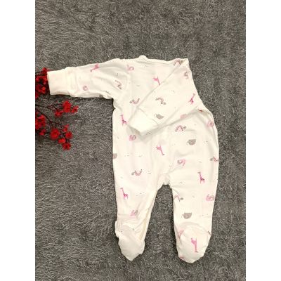 Sleepsuit/Cap- Girl(Pink Giraffe)