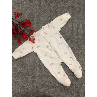 Sleepsuit/Cap- Girl(Pink Giraffe)