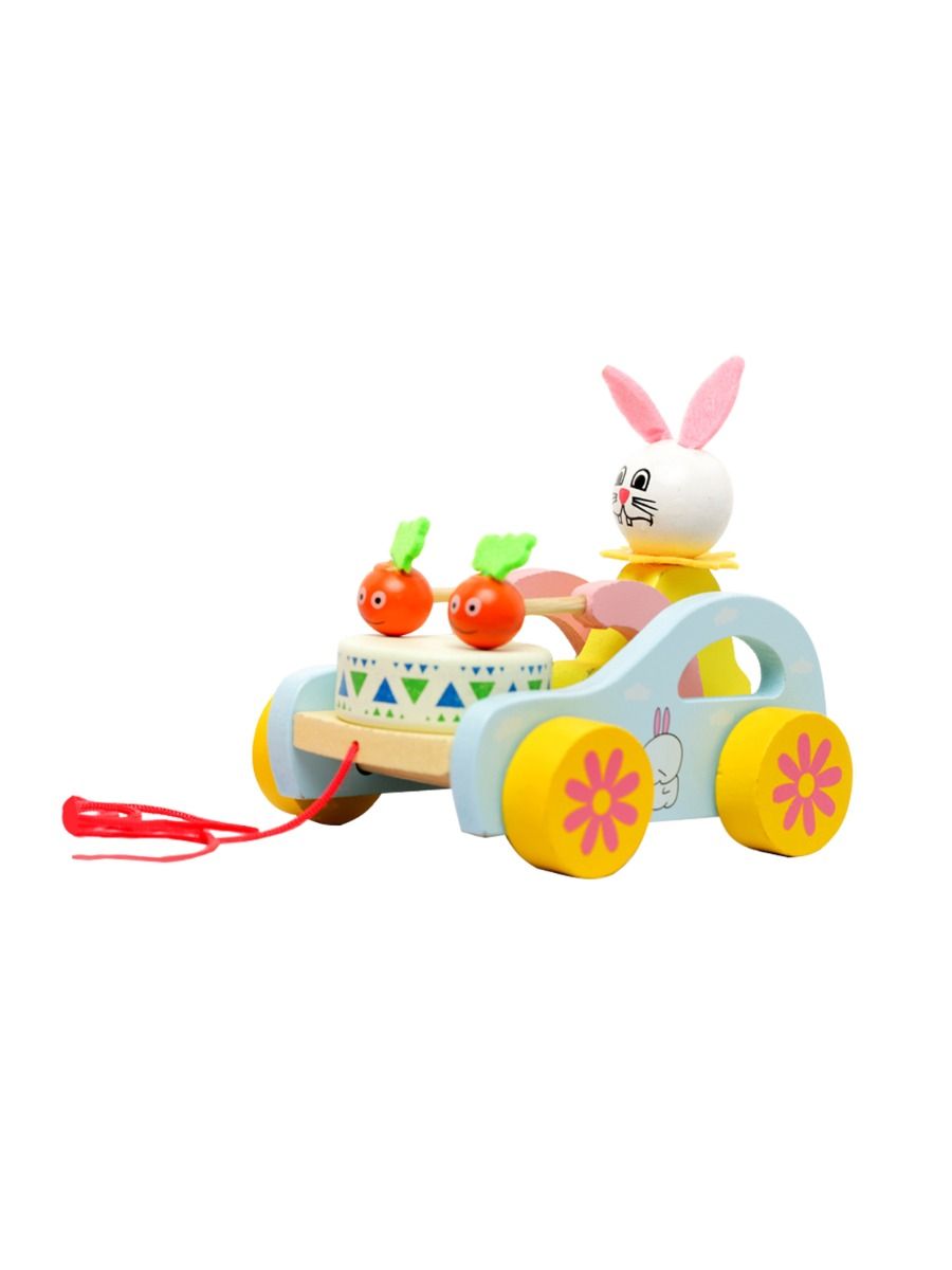 Wooden Toys (WOOD BUNNY PULLING)