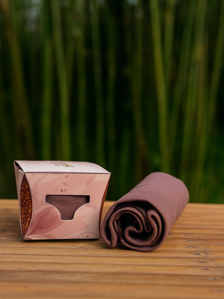 Maternity Low Waist Panty (LW Overlap Modal Brown)