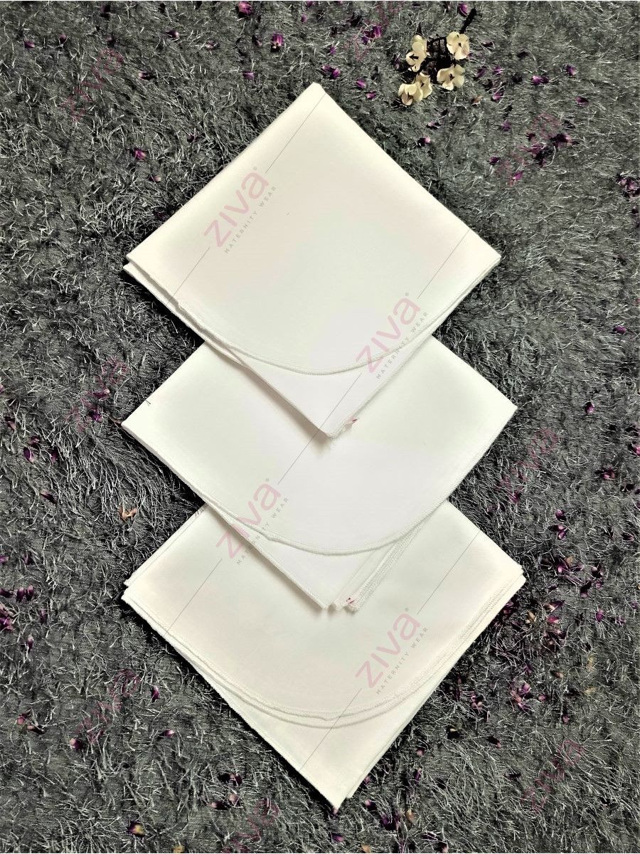 Ziva Cotton Reusable Towel 3pcs Pack