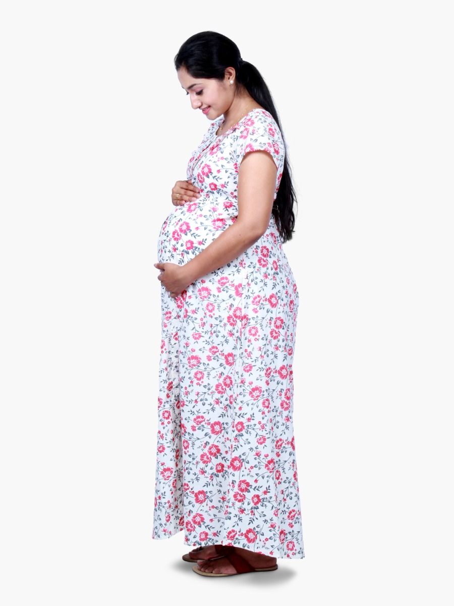 Maternity Nightie with Free mask (Vanya)