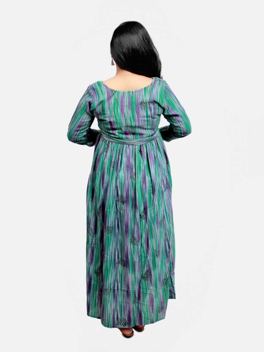 Maternity Maxi Dress-Isla Green