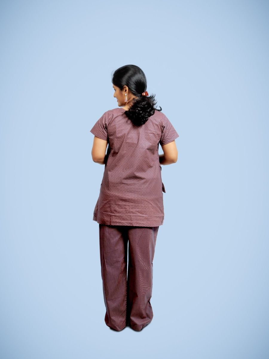 Maternity Pyjama Suits-Juliet Blue