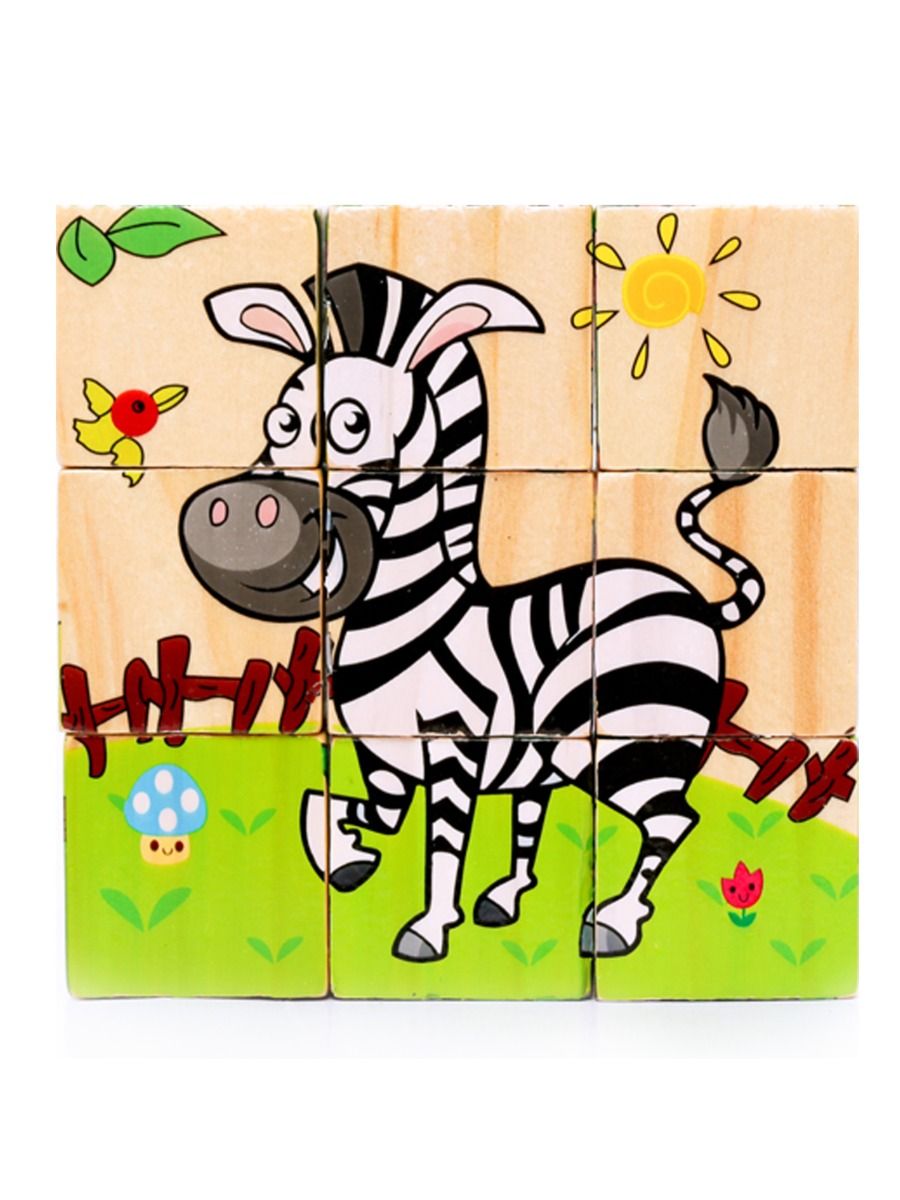 Wooden Toys (WOOD CUBE PUZZLE)