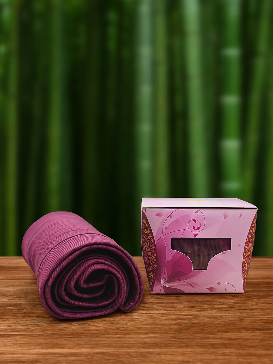 Maternity Low Waist Panty (LW Overlap Modal Purple)