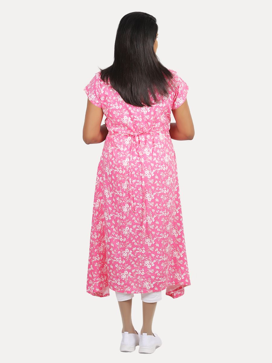 Maternity Top with Free Mask (Reese Pink)