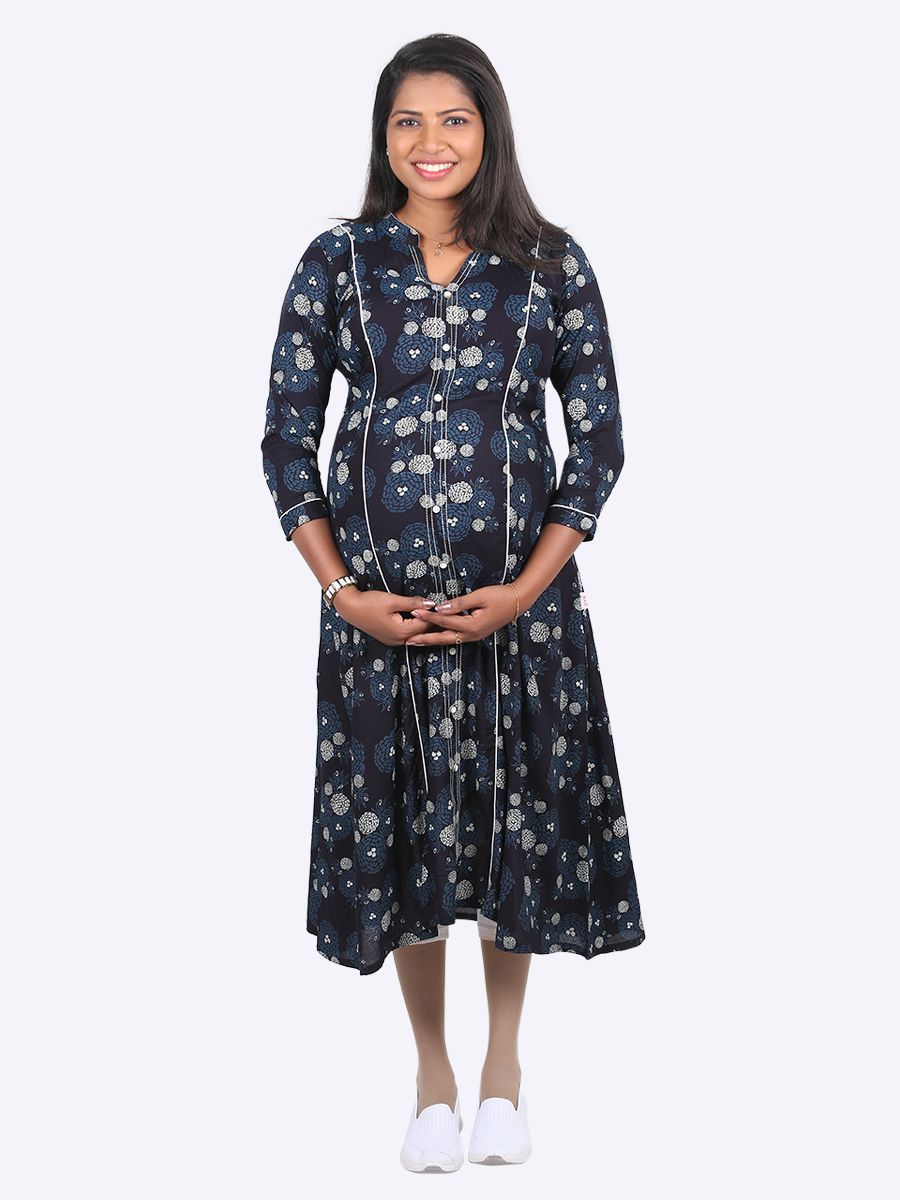 Nursing Top with FREE MASK (Kani Black)