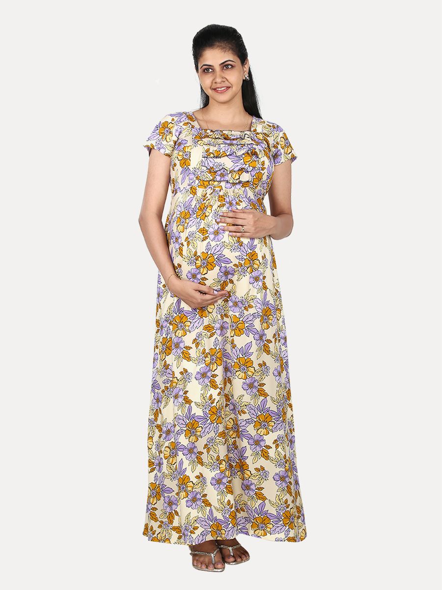 Maternity Nightie with FREE MASK(Tina Cream)