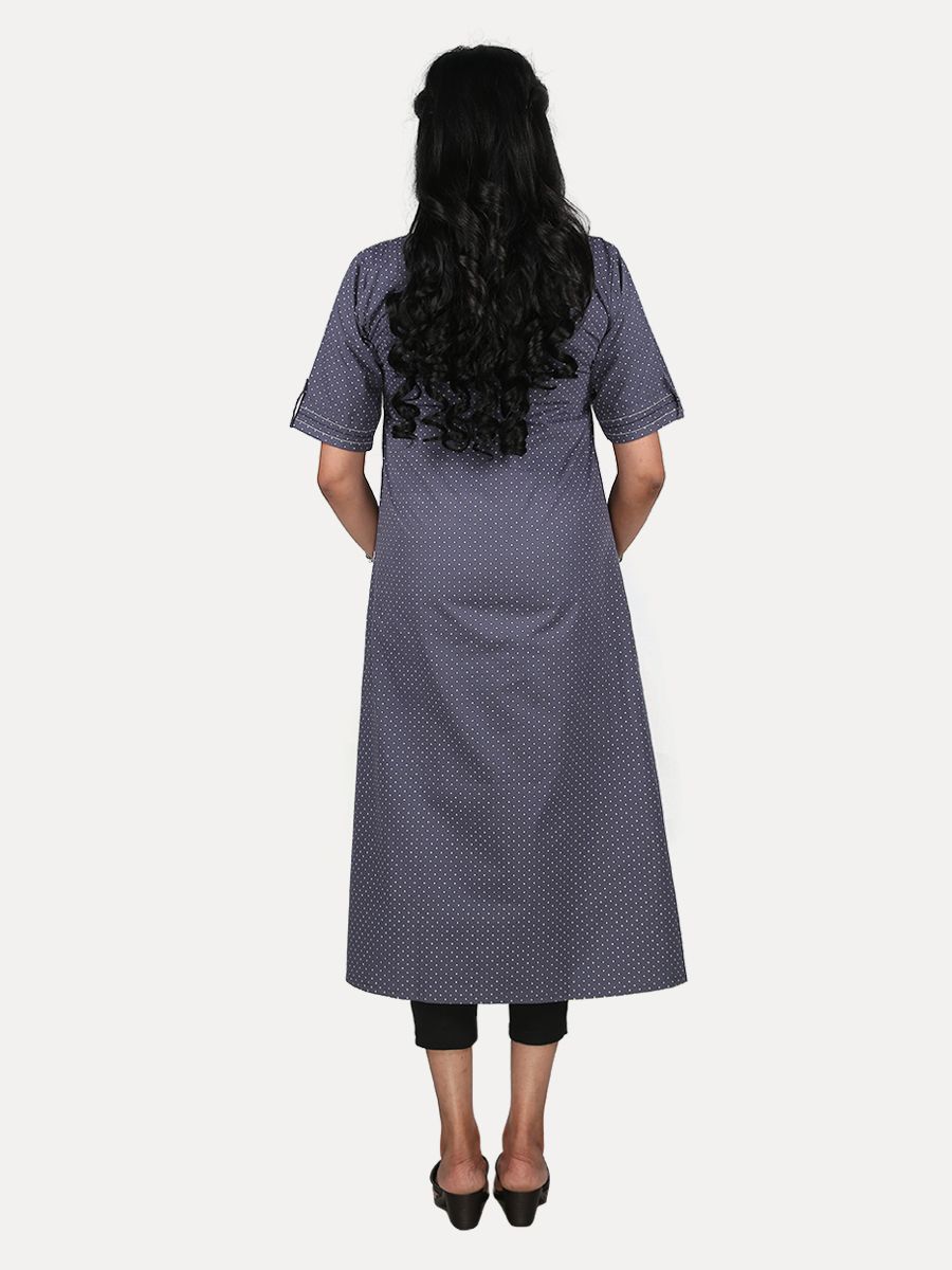 Maternity Kurta with FREE MASK(Ethel Ash)