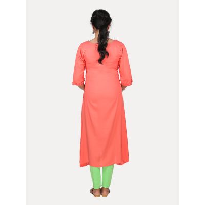 Maternity Top with Leggings & Free Mask (Zoee Pink)