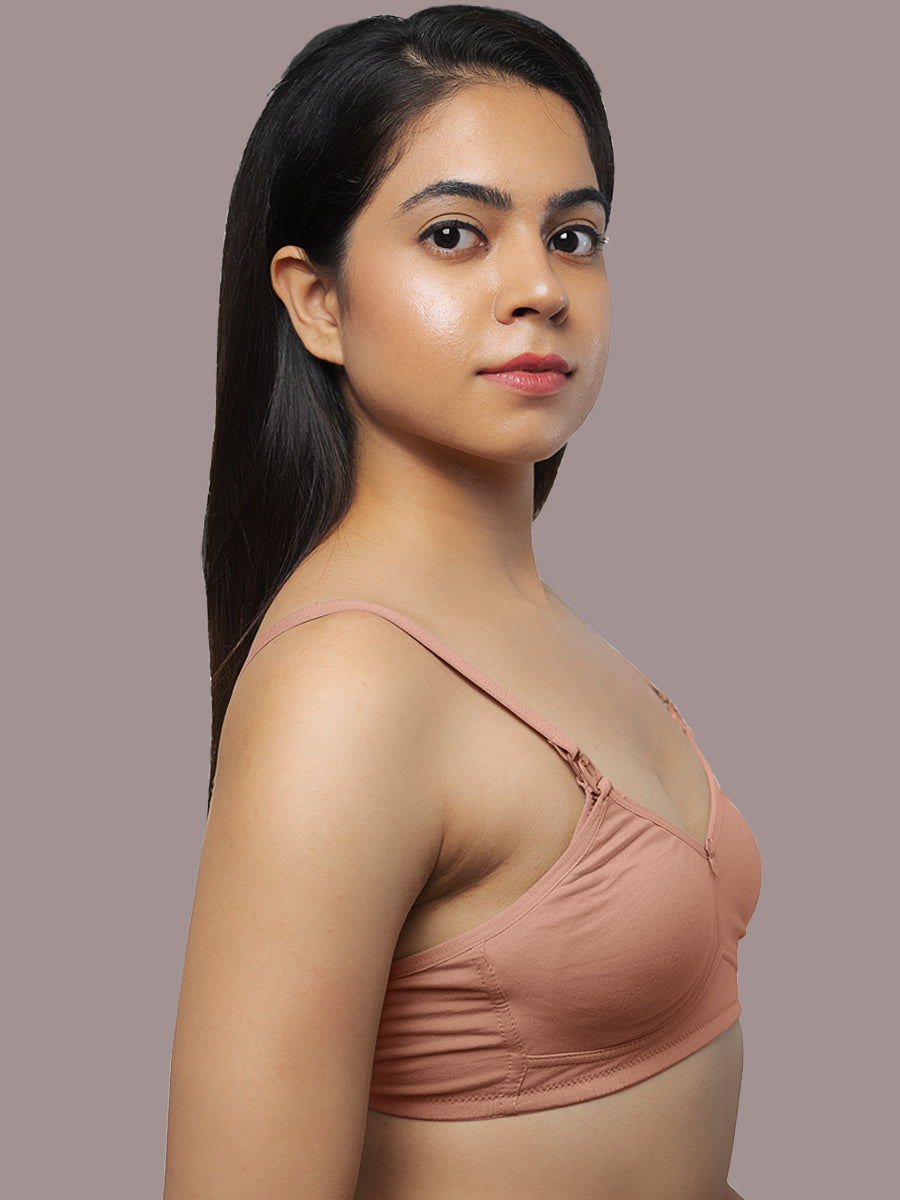 Ziva Double Layer Moulded Knit Feeding Bra – Burlwood