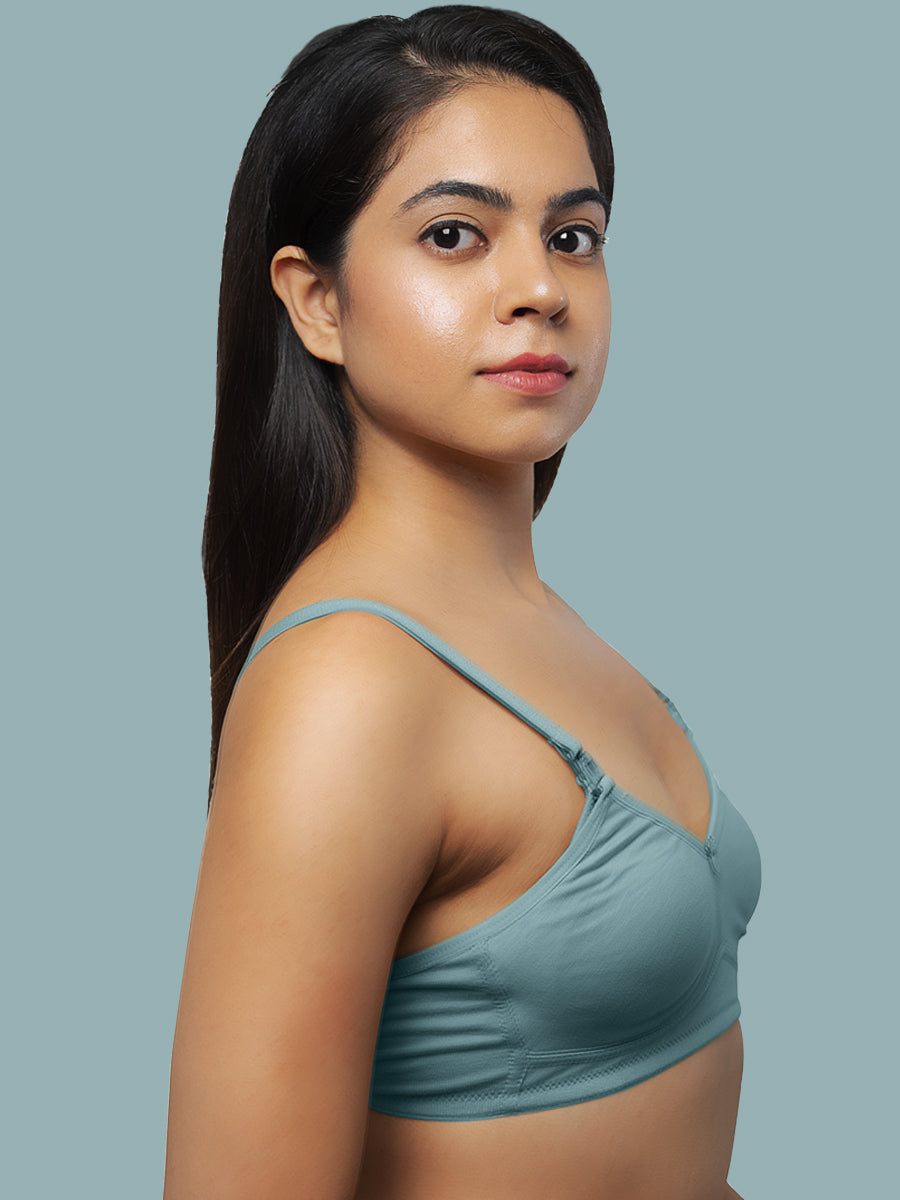 Ziva Double Layer Moulded Knit Feeding Bra – North Atlantic