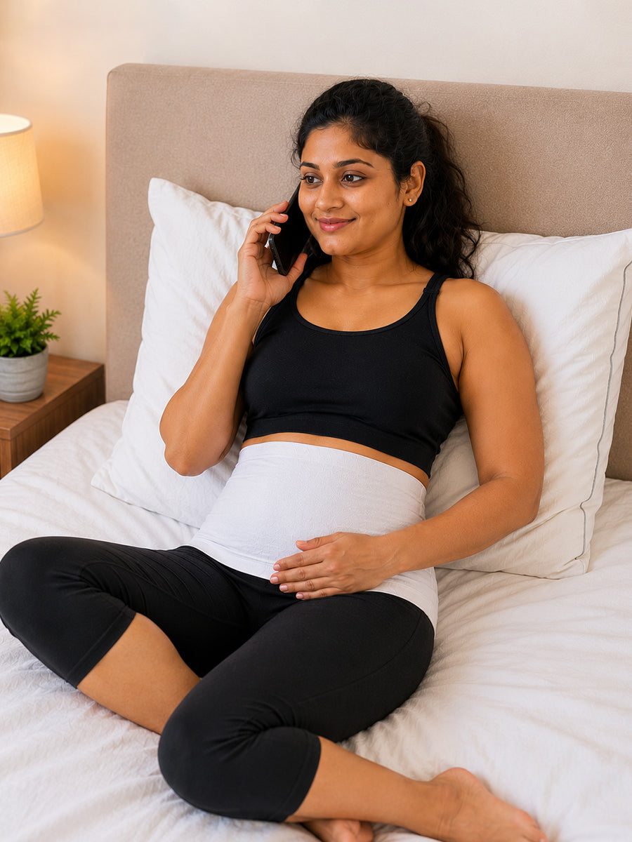 Ziva Premium Cotton Maternity Belly Belt