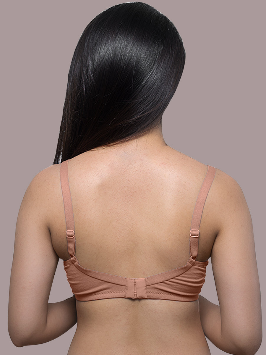 Ziva Double Layer Moulded Knit Feeding Bra – Burlwood