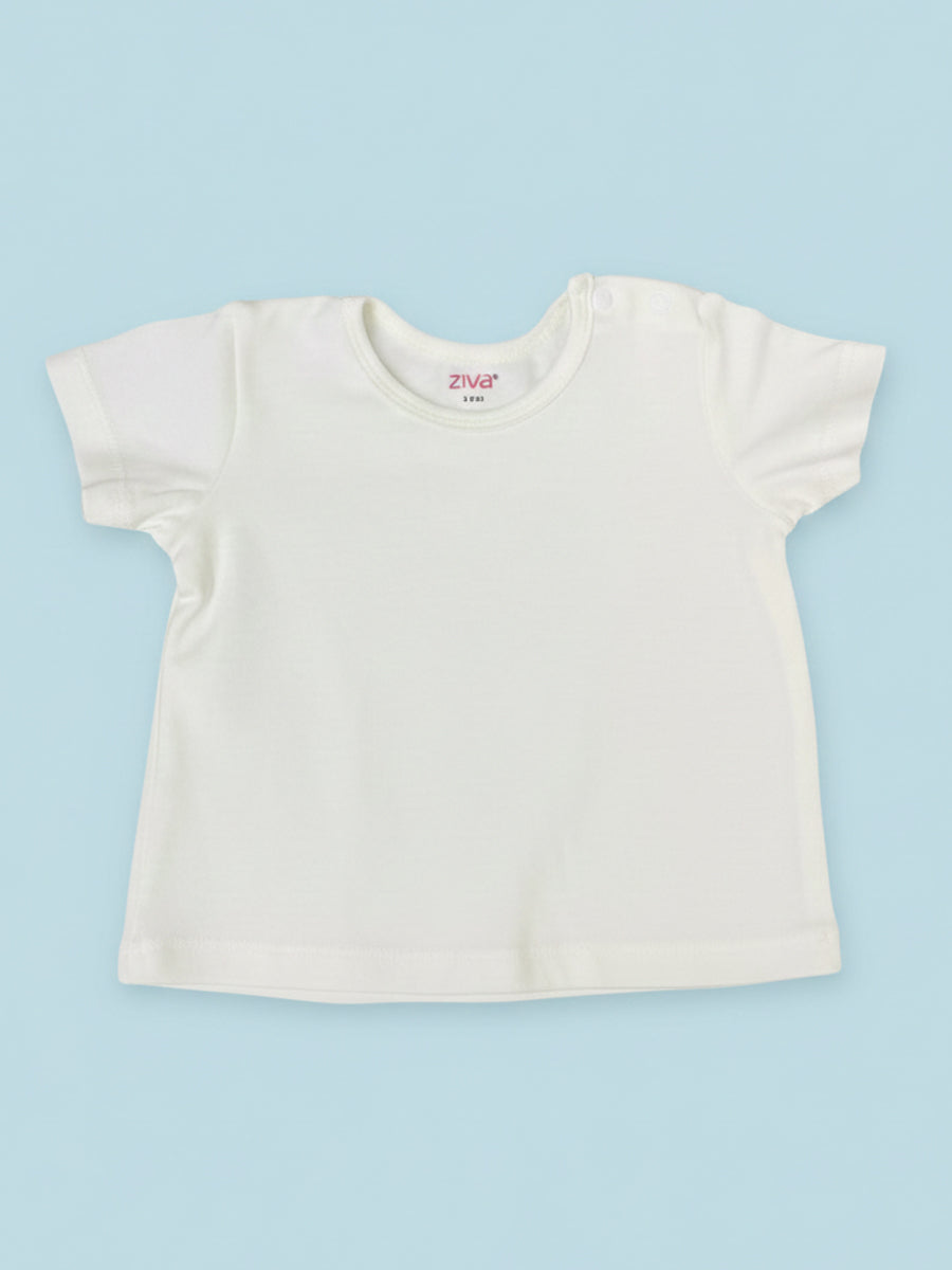 Grey-Blue Heart Print Overall Dress with White Inner Top – Soft Knitted Baby Girl Set