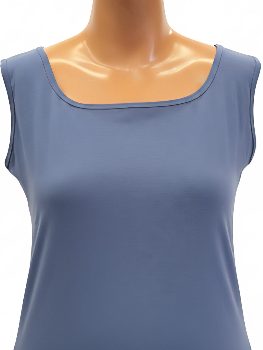 Ziva Light Cream & Blue Cotton Striped Maternity & Feeding Co-ord Set with Inner Baniyan (3-Piece Set)