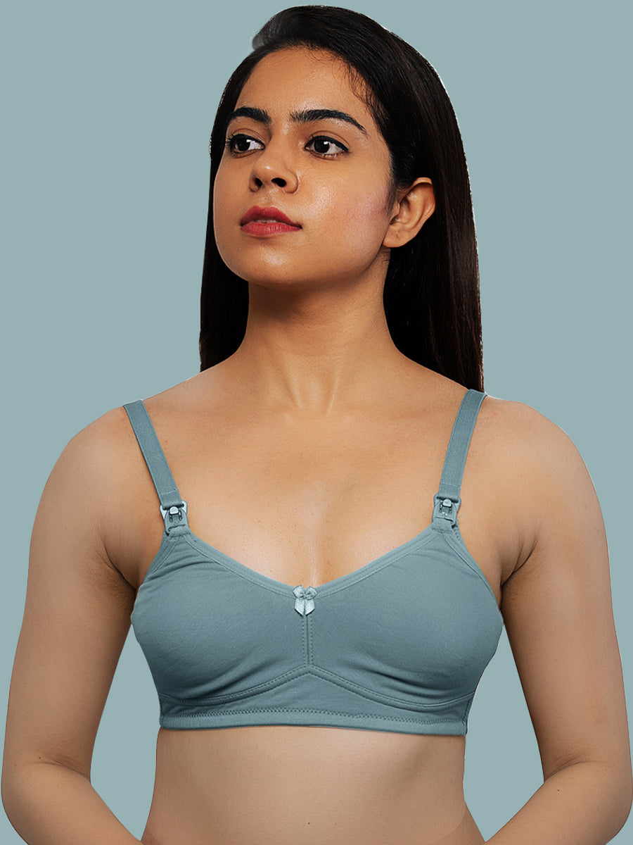 Ziva Double Layer Moulded Knit Feeding Bra – North Atlantic