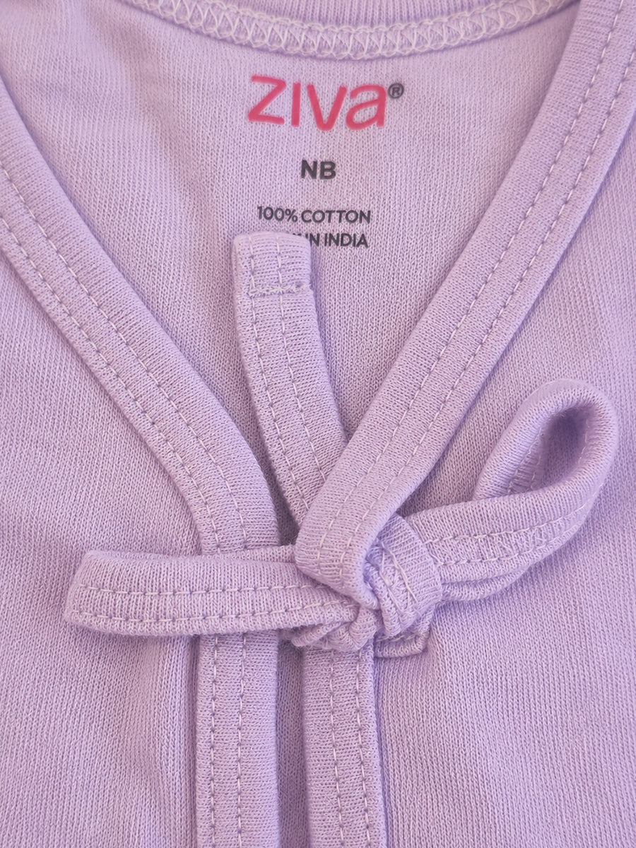 Ziva Knitted Cotton Colour Jabla – Multicolour Newborn Baby Wear | 6 Pieces